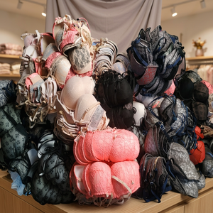 ชุดชั้นในสตรี กางเกงในสตรี เสื้อผ้าส่วนเกินจากคำสั่งซื้อที่ยกเลิก ของแท้จากแบรนด์ดัง ราคาถูก จำนวนมาก ราคาขายส่ง FOB $0.80-1.30 ขั้นต่ำในการสั่งซื้อครึ่งจำนวน - Product Image 3