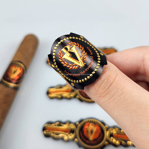 Etiqueta de Producto para Cigarros con Logotipo Privado Personalizado, Impresión de Etiquetas con Estampado en Caliente, Sin Cinta Adhesiva - Product Image 5