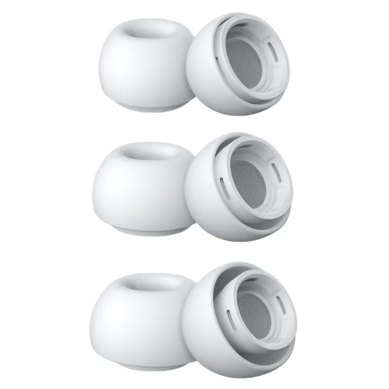 Pontas de silicone brancas para Airpods Pro substituição com alta qualidade 1:1 original