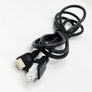 黑色聚氯乙烯注塑5557端子橡胶外壳电缆Molex4.2mm2 * 2针至5264端子线束电缆 - Product Image 5