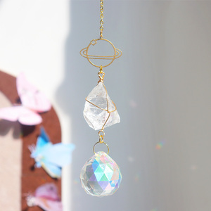 Wholesale High Quality Natural Suncatcher <b>Crystal</b> Sun Catcher Home Decor Healing <b>Crystal</b> <b>Raw</b> <b>Crystal</b> Hanging - Product Image 5