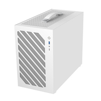 Boîtiers PC Gaming Micro-ATX Ruix Meteor T1 Blanc de Haute Qualité avec Refroidisseur AIO 240mm, Panneau Latéral Transparent et Poignée de Transport Supérieure pour Ordinateur de Bureau