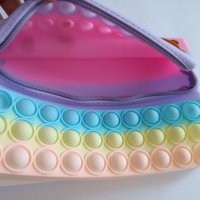 Vente en gros Cahier anti-stress à bulles en silicone à spirale A5 avec boîte à crayons