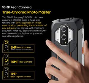 6.7นิ้ว FHD + Android 12ทนทานมาร์ทโฟน G99 OCTA Core CPU 12GB + 256GB LTE 50MP เลเซอร์ Rangefinder NFC แบตเตอรี่15080mAh - Product Image 6