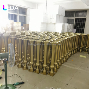 LEDA High Quality Metal Flower <b>Vase</b> Gold Centerpiece Flower <b>Stand</b> Wedding Centerpiece for Wedding Decoration - Product Image 3