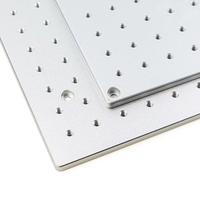 Plateau d'expérimentation optique en aluminium à haute conductivité magnétique 280x320x8mm, table de travail, planche à pain, plateforme, 10% de réduction