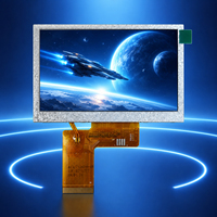 Panel LCD TFT IPS de 4.3 Pulgadas, Resolución 800x480, RGB, Interfaz I2C de 40 Pines, Retroiluminación LED de 500 Nits