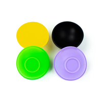 Récipient en silicone en forme de mini bol avec logo personnalisé pot en silicone antiadhésif de gros