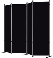 Séparateur de pièce 6FT Séparateurs de pièce portables et écrans de confidentialité pliants