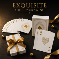 Fabricant de cartes à jouer holographiques laser avec logo personnalisé, jeu de cartes de poker en feuille d'or de qualité supérieure, cadeaux promotionnels de luxe pour la famille, papier