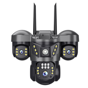 Cámara de Seguridad Exterior de Triple Lente y 3MP, IP66 Inalámbrica con Visión Nocturna, Seguimiento de Movimiento por IA, Audio Bidireccional, Cámara Web PTZ para el Hogar - Product Image 5