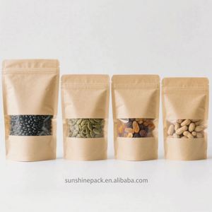 Custom Logo Gravure Printed Reclosable Zip Lock Stand up <b>Pouches</b> for Puffs Chips Brownies Snacks-Moisture Proof Edible Packaging - Product Image 3