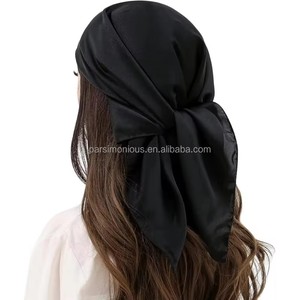 Pañuelo de Seda Cuadrado de 26.7*26.7 Pulgadas con Logotipo Personalizado, Diseño Digital, para Mujer, Elegante, para el Cabello, 1026-214 - Product Image 6