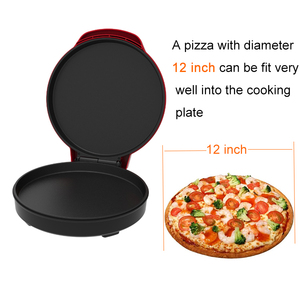 Four à <span class=keywords><strong>pizza</strong></span> électrique antiadhésif 2000W CE/GS 227627, 12 pouces, pour comptoir, pas cher, pour la maison - Product Image 3