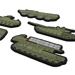 3D PVC cao su vá cho xe tăng thiết bị chiến thuật hat huy hiệu mềm với sắt trên kỹ thuật cho thiết bị chiến thuật - Product Image 2