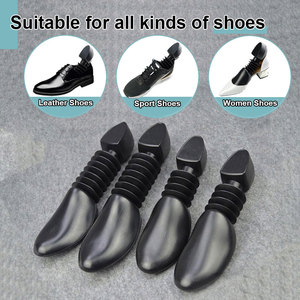 Grosir Logo Kustom Murah Baru Hitam Musim Semi Dapat Disesuaikan Kertas Karet Kardus Plastik Tandu Cedar Besar Pria Wanita Sepatu Pohon - Product Image 3