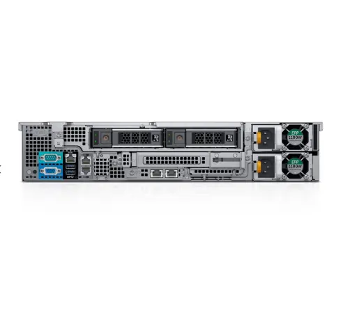 R540 2U Enterprise Rack Server 16G * 8 480GSSD * 2 + 2T 5 H730P-2G Array Card Dual-Port Gigabit kartu jaringan 750W Dual Power Rail