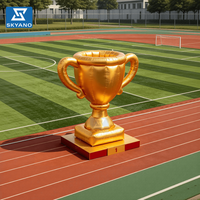 Trophée gonflable géant, trophée doré géant gonflable, peut être utilisé pour les cérémonies de remise des prix