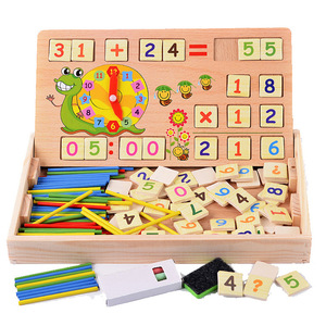 Customized Children Wooden Math Teaching Aids Digital Baby Educational Puzzle Learning Counting Sticks Toys for Kids Boys Girls - Product Image 1