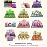 Calendriers créatifs promotionnels STX Squishy – Nouveauté 2026 – Calendrier de l'Avent Squishmas 24 jours surprise – Ensemble de balles anti-stress pour Noël