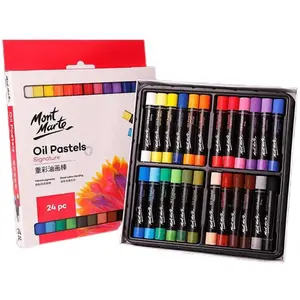 Neon Oil Pastels Set of 12 Colors, Soft Oil Pastels for Art Painting,  Drawing, B