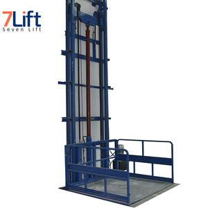 Plateforme élévatrice industrielle à guidage vertical <span class=keywords><strong>hydraulique</strong></span> économique, plateforme de levage de poids lourd, élévateur de marchandises électrique - Product Image 3