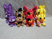 Usine en gros 15/20cm 8 "cinq nuits à Freddy's Halloween peluche FNaF jeu de vapeur en peluche pour Machine à griffes