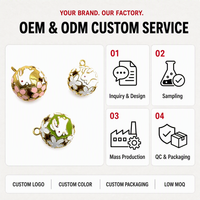 Lonceng Bunga Cloisonne, Lonceng Kelinci Berwarna-warni, Liontin Lonceng Kelinci Mini DIY untuk Gelang, Lonceng Natal untuk Hewan Peliharaan