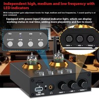 Vakumlu tüp preamplifikatör USB çalar ve kulaklık Amp HiFi ses ön Amp