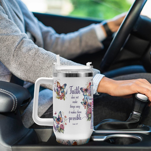 Tazza Personalizzata all'Ingrosso con Versetto Biblico 'Sono un Figlio di Dio' 40oz Regalo Cristiano - Product Image 6