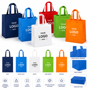 Wholesale Portable Reusable Eco Tote Non-Woven Shopping <b>Bags</b> Custom Printing Logo Fabric Shopping Non Woven <b>Bag</b> - Product Image 1