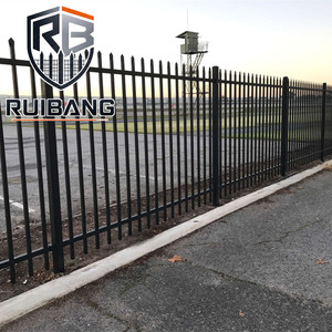 Sistema de Valla Tubular de Acero Directo de Fábrica RuiBang con Opciones de <span class=keywords><strong>Puerta</strong></span> para Contratistas Norteamericanos - Product Image 3