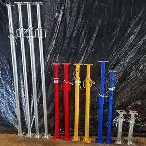 Puntal de Acero Ajustable para Construcción de Villas Prefabricadas y Estructuras de Viviendas Modulares, Montaje Rápido, Fácil Manejo, Poste de Soporte - Product Image 1