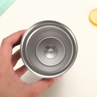 Tasse à café isotherme double paroi en acier inoxydable 304 de 500 ml (12 oz) avec affichage de la température, maintien au chaud 24h, grande capacité, style américain
