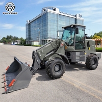 Chargeur télescopique FULCORE avec livraison gratuite, hauteur au sol de 255 mm et capacité de déchargement élevée pour travaux de terrassement, chargeur diesel