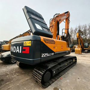 Excavatrice sur chenilles hydraulique d'occasion de marque réputée R225LC-9T, 22 tonnes, moteur diesel Cummins, pour l'exportation mondiale - Product Image 4