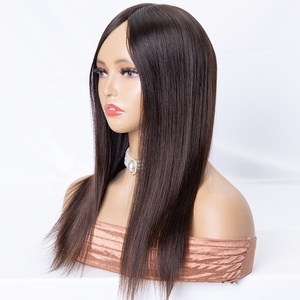 Expédition Rapide Topper Lace Front HD 7x8 à Nœuds Simples <span class=keywords><strong>Cheveux</strong></span> Naturels Bruts 16 Pouces Naturel 3 #   Couleur unie, densité 120%, respirant - Product Image 3