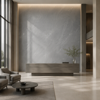 Grande dalle de marbre Bardiglio Imperiale naturel poli pour plan de travail de cuisine, meuble-lavabo de salle de bain, revêtement mural, revêtement de sol