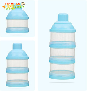 Boîte de rangement Portable à 3 couches, pour nourriture pour bébés, essentielle, céréales, lait en poudre, design de dessin animé, conteneur de lait pour enfants en bas âge - Product Image 2