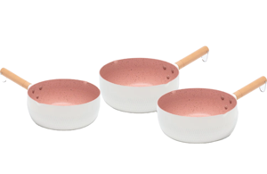 Casseroles à sauce de haute qualité de 18cm Pot à lait en aluminium polyvalent sans Bpa de grande capacité avec manche en bois - Product Image 6