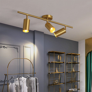 Éclairage sur rail en aluminium moderne, spots LED réglables à 3 têtes, lumière du jour 5000K, intensité variable, encastré, CRI 90, faisceau 120° - Product Image 5