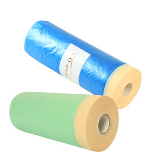 Venta al por mayor en stock <span class=keywords><strong>película</strong></span> adhesiva pregrabada de plástico blando <span class=keywords><strong>película</strong></span> plástica de protección de pintura a prueba de humedad para pintar - Product Image 1