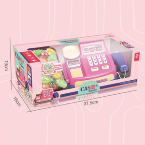 Mini caja registradora <span class=keywords><strong>de</strong></span> supermercado Unisex, venta al por mayor, juguetes <span class=keywords><strong>de</strong></span> plástico para comestibles para niños, educación para uso <span class=keywords><strong>en</strong></span> el hogar y el aula - Product Image 6