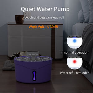 Dispensador <span class=keywords><strong>de</strong></span> <span class=keywords><strong>agua</strong></span> automático para mascotas 2.6l Ciclo inalámbrico Alimentador <span class=keywords><strong>de</strong></span> gatos Dispensador <span class=keywords><strong>de</strong></span> <span class=keywords><strong>agua</strong></span> potable para gatos Fábrica al por mayor - Product Image 5