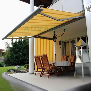Tenda da Sole Retrattile Motorizzata a Cassetta Completa di Alta Qualità con Telecomando, in Poliestere, <span class=keywords><strong>per</strong></span> Villa, Balcone, Giardino, Protezione dalla Pioggia - Product Image 3