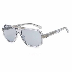 Lunettes de soleil rétro pour homme, polarisées UV400, haut de gamme, monture intégrale, grande monture, double pont, carrées - Product Image 5
