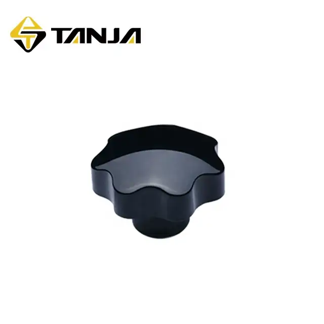 TANJA T02優れたスターグリップマシンノブスクリューハンドル/プラスチックスターハンドルノブ