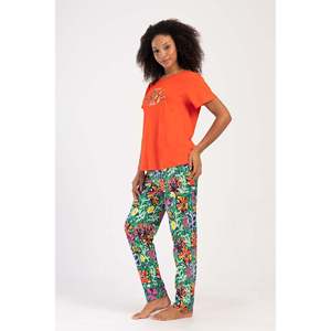 ชุดนอนผู้หญิงไซส์ XXL คอกลม ผ้าโมดอล ชุดเซ็ตกระดุมผ่าหน้า เอวยางยืด ผ้ารักษ์โลก ทรงโอวัล ชุดคลุมแบบสั่งทำพิเศษสำหรับใส่ที่บ้าน-ขั้นต่ำสั่งซื้อ 2 ชิ้น - Product Image 3