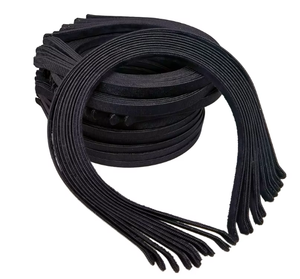 عصابة رأس نسائية من القماش بتصميم أوراق الفراشات الخضراء والزهور لعيد الهالوين <span class=keywords><strong>2026</strong></span>، بعرض 8 سم، مثالية للحفلات والمناسبات والتنكر. - Product Image 4