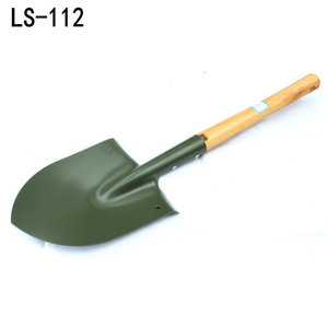 Ls-112 พลั่วอเนกประสงค์ ใบมีดขนาด 13 1 2 นิ้ว ด้ามจับรูปตัว D สีเขียว เครื่องมือสำหรับตั้งแคมป์กลางแจ้ง - Product Image 3